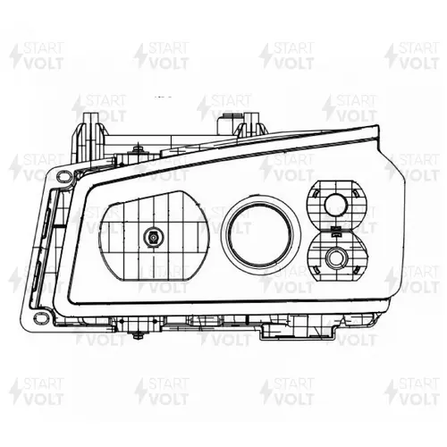Фара СТАРТВОЛЬТ SHL3030L