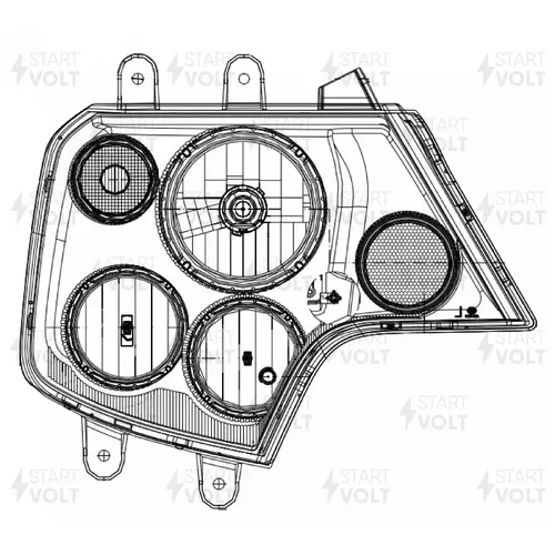 Фара СТАРТВОЛЬТ SHL3021R