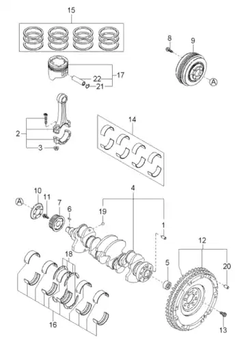  0KFY011SG0 METAL SET C/R MOBIS
