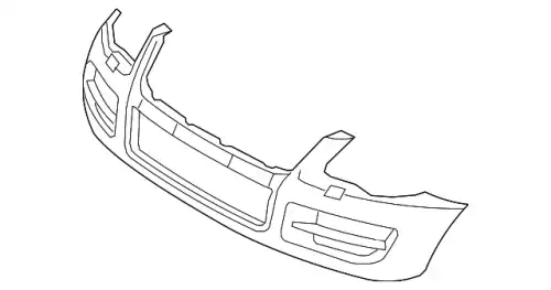Решетка бампера VAG 7L6807217ASGRU