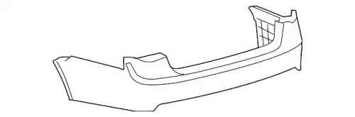 Бампер задний 1K5807417HGRU VAG