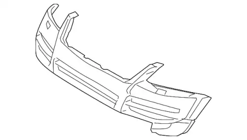 (8 гр.), Облицовка бампера 7L6807217AGGRU VAG