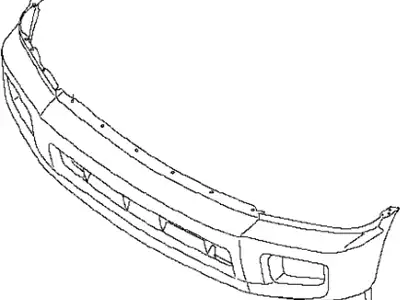 Бампер передний 620227S620 NISSAN