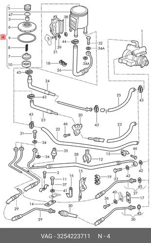Бачок 3254223711 VAG