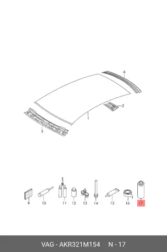  ВОСК АНТИКОРРОЗИЙНЫЙ AKR321M154 VAG
