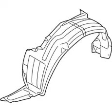 Подкрылок KIA 868111G000