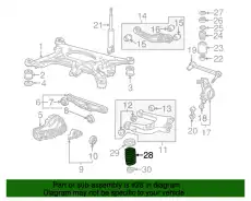 Пружина винтовая 4D0511115AP VAG