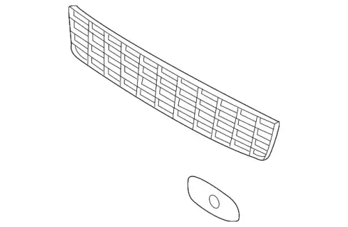 Решетка бампера VAG 7P6853671ERYP