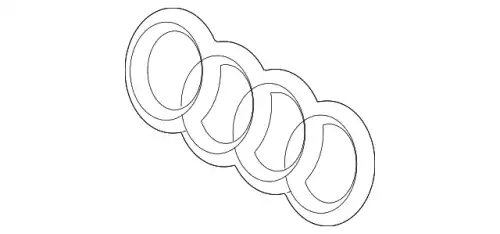  8P0853742A 2ZZ ЭМБЛЕМА AUDI VAG