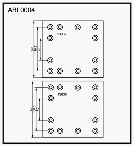 Накладки тормозные ALLIED NIPPON ABL2004