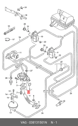 AGRVentil 038131501N VAG