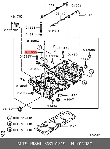 болт!\ Mitsubishi Galant MS101319