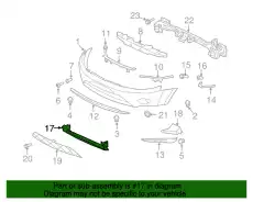  6400A481 ВОЗДУХОВОД РАДИАТОРА, НИЖНИЙ MITSUBISHI