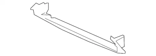  6400A481 ВОЗДУХОВОД РАДИАТОРА, НИЖНИЙ MITSUBISHI