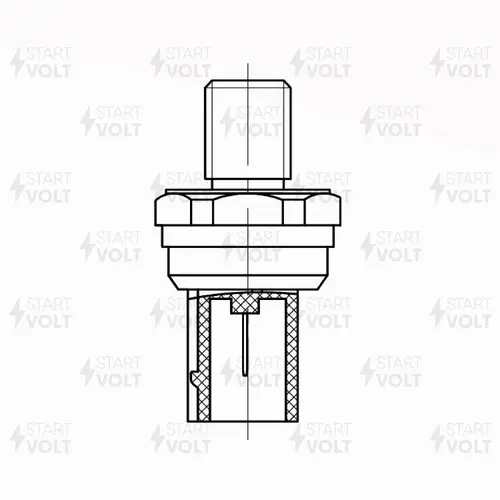 Датчик детонации СТАРТВОЛЬТ VS-KS 2302