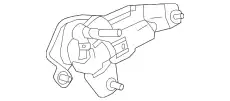  МОТОР ЗАДНЕГО СТЕКЛООЧИСТИТЕЛЯ - 8253A168 MITSUBISHI