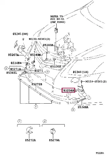 АКТУАТОР 8520805030 TOYOTA / LEXUS