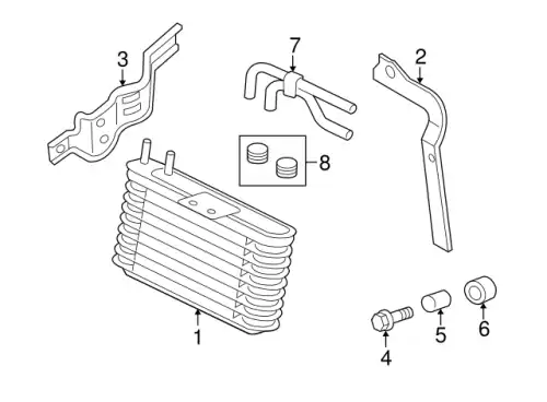 Масляный радиатор MITSUBISHI 2920A123