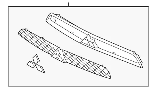Решетка радиатора MITSUBISHI 7450A093