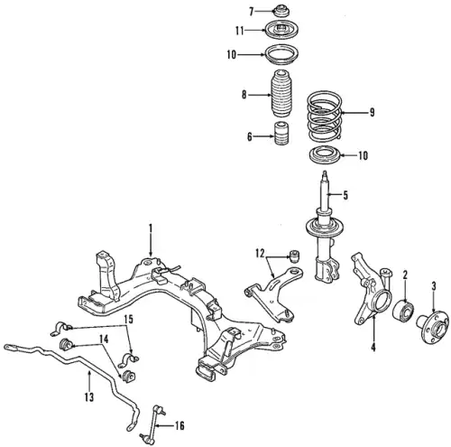 Тяга стабилизатора MAZDA ZZC034150A