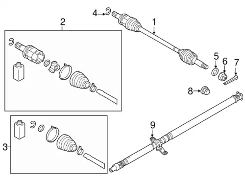 ШРУС ВНУТРЕННИЙ КТ 3717A016 MITSUBISHI