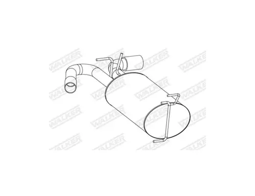Концевой глушитель 25267 WALKER