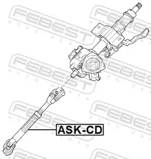 Карданный вал FEBEST ASK-CD