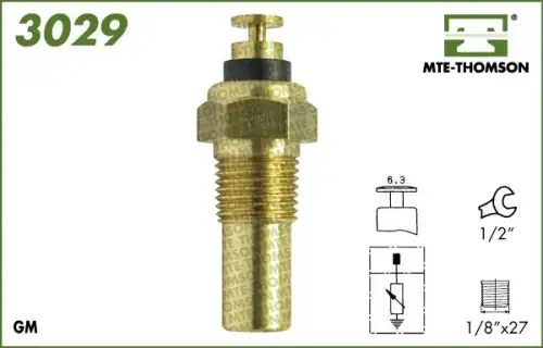 датчик температуры охлажд.жидкости Opel 3029 MTE-THOMSON