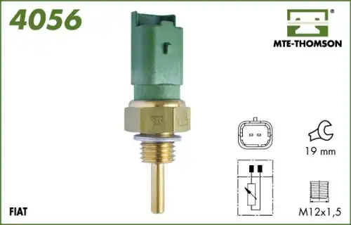 датчик температуры охлажд.жидкости Fiat 4056 MTE-THOMSON
