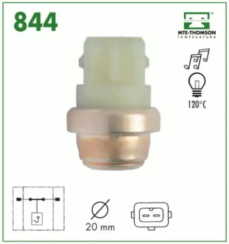 датчик температуры охлажд.жидкости VW 844 MTE-THOMSON