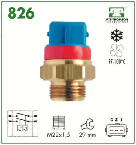 датчик включения вентилятора Citr 826 MTE-THOMSON