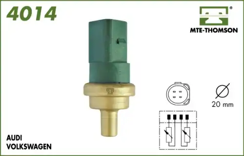 датчик температуры охлажд.жидкости VW 4014 MTE-THOMSON