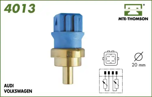 датчик температуры охлажд.жидкости VW 4013 MTE-THOMSON
