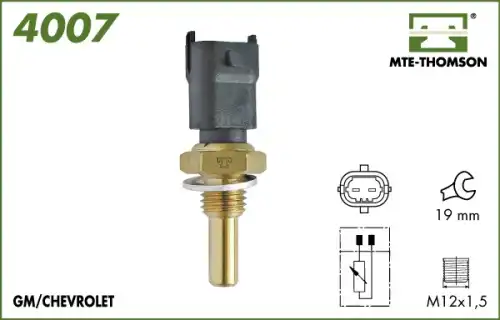 датчик температуры охлажд.жидкости Opel 4007 MTE-THOMSON