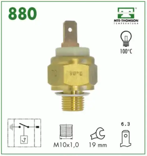 датчик температуры охлажд.жидкости VW 880 MTE-THOMSON