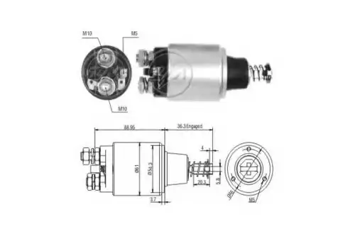 Топливный фильтр ERA ZM537