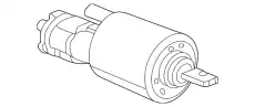 втягивающее реле стартера Hond 31210P2A901 HONDA