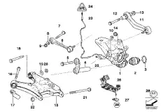 болт подвески!\ BMW All 33 32 1 095 590