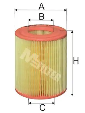 Фильтр воздушный MFILTER A872