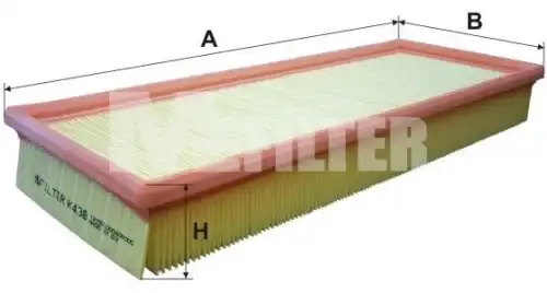 Фильтр воздушный MFILTER K438
