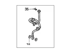 шланг тормозной перед. прав. Hond 01464-SR3-N03 HONDA