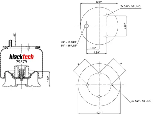 Air Spring RML79579C BLACKTECH