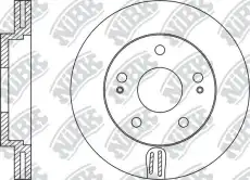 Диск тормозной HYUNDAI Santa Fe (00-) (2WD),Trajet (00-) передний (1шт.) NIBK
