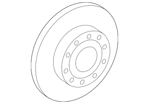 Тормозной диск VAG 5C0615601