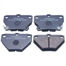Тормозные колодки дисковые FEBEST 0101-NCP20R