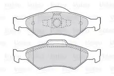Тормозные колодки дисковые VALEO 301563