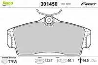 Фильтр масляный VALEO 301450