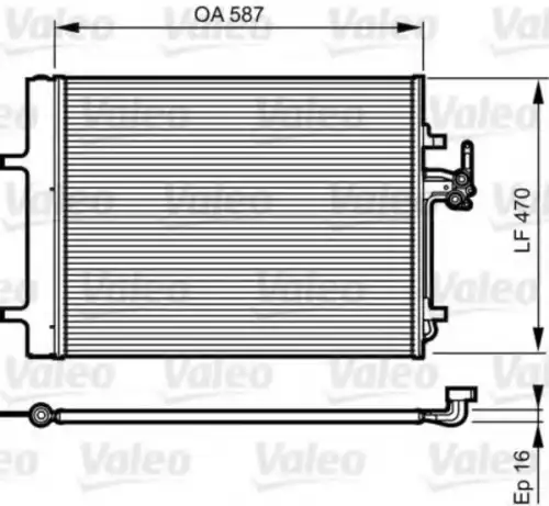 Конденсор 814184 VALEO