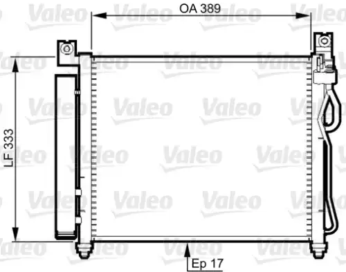 Конденсор 814346 VALEO
