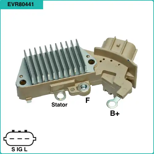Регулятор напряж. Генератора EVR80441 DEXEL